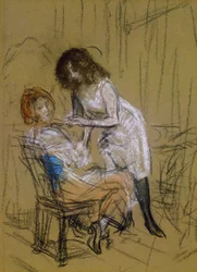 Two Women in a Bedroom